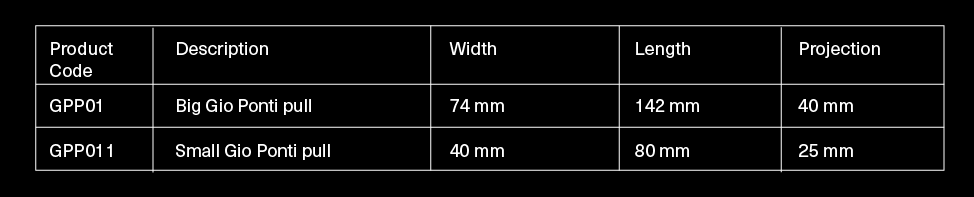 product measurments table image
