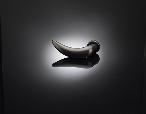 LBL01_v1_dd Lina Bo Bardi Lever Handle LBL01 in a dark bronze finish gallery image